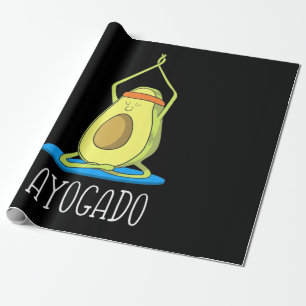 Ayogado Avocado Yoga Lover Geschenkpapier