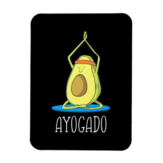 Ayogado Avocado Yoga Lover Magnet (Vertikal)