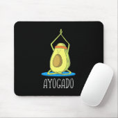 Ayogado Avocado Yoga Lover Mousepad (Mit Mouse)