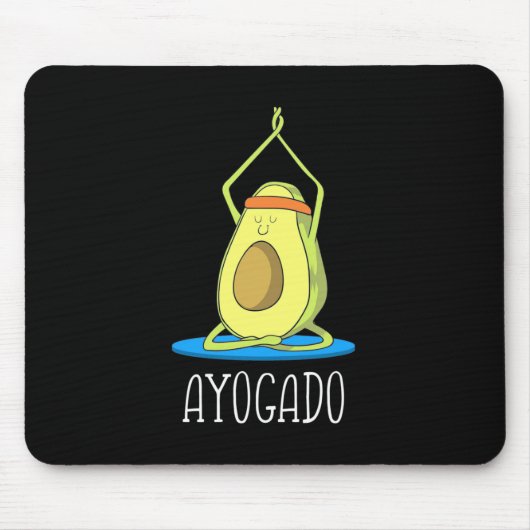 Ayogado Avocado Yoga Lover Mousepad (Vorne)