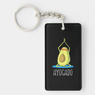 Ayogado Avocado Yoga Lover Schlüsselanhänger
