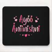 Ayóó Ánííníshní - I Love You In Navajo With Cute N Mousepad (Vorne)