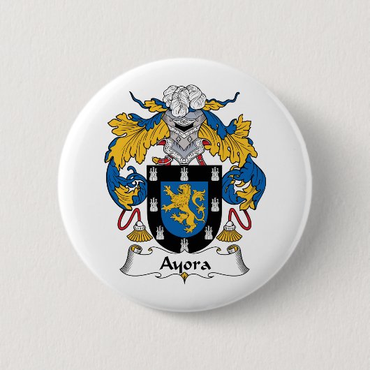 Ayora-Familienwappen Button (Vorderseite)