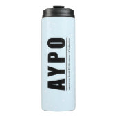 AYPO 25-26 Saison Limited Blue Water Flasche (Vorderseite)