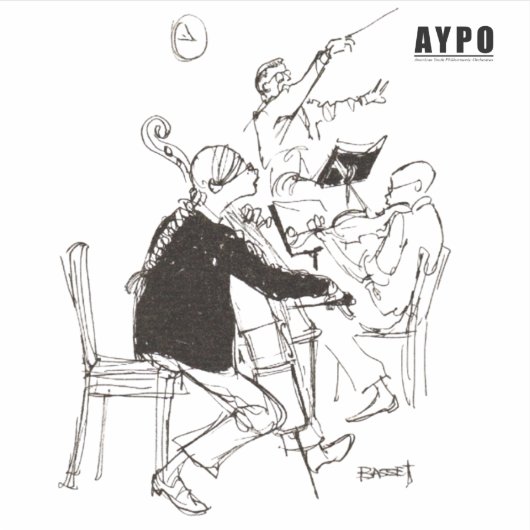 AYPO 25-26 Saison Limited Cartoon Sticker (Vorderseite)