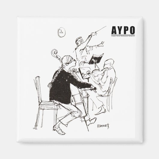 AYPO 25-26 Season Limited Cartoon Magnet (Vorne)