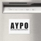 AYPO Black Logo Magnet (In Situ (Geschirrspüler))