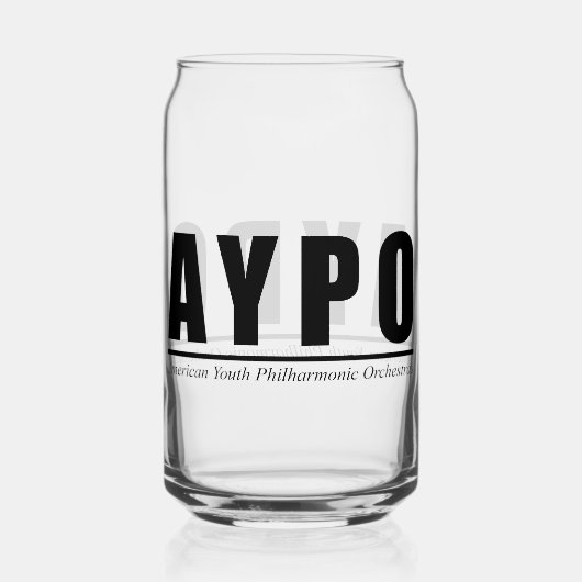 AYPO Can Glass 16oz Dosenglas (Vorderseite)