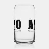 AYPO Can Glass 16oz Dosenglas (Rechts)