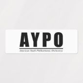 AYPO-Logo-Labels Etiketten (Design 1)