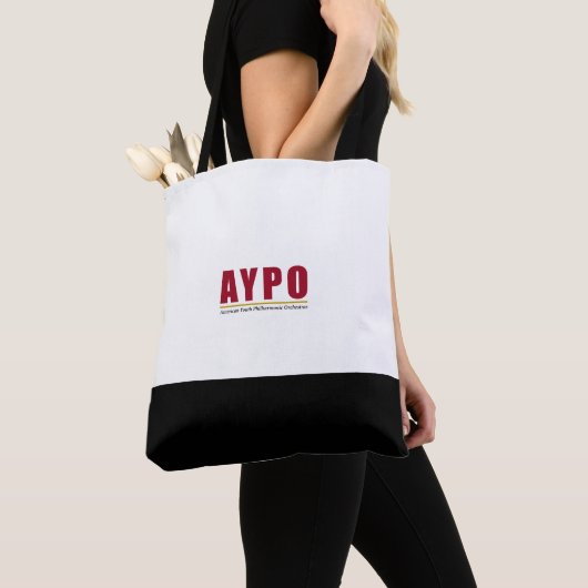 AYPO Rote Logo-Tasche Tasche (Von Nahem)