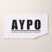 AYPO Weißes Handtuch Große Logo (Handtuch)