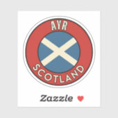 Ayr, Schottland Aufkleber (Blatt)