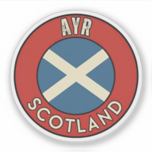 Ayr, Schottland Aufkleber