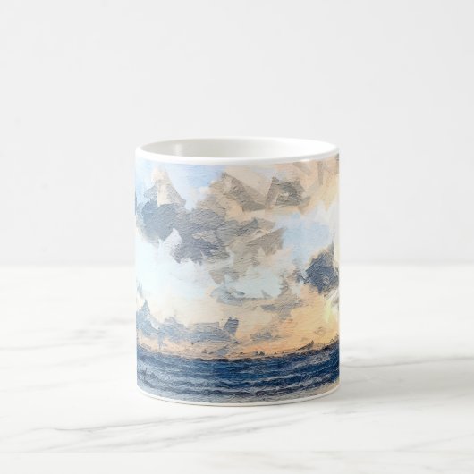 Ayrshire Coastline Richtung Arran Kaffeetasse (Mittel)