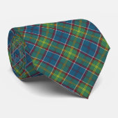 Ayrshire District Tartan Blue und Green Kariert Krawatte (Gerollt)