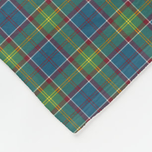Ayrshire-Rind Schottland-Bezirktartan-Fleece-Decke Fleecedecke