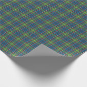 Ayrshire Scotland District Tartan Gift Wrap Geschenkpapier (Ecke)