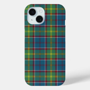 Ayrshire Scotland District Tartan Pattern iPhone 15 Hülle