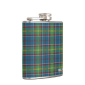 Ayrshire Tartan Mit Monogramm Flachmann (Rechts)