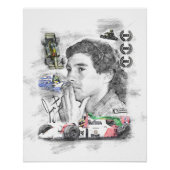 Ayrton Senna Poster (Vorderseite)