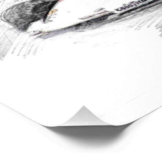 Ayrton Senna Poster (Ecke)