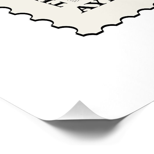 Ayrton Senna Poster (Ecke)