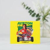 Ayrton Senna Postkarte (Stehend Vorderseite)