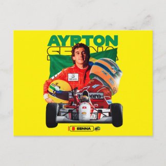 Ayrton Senna Postkarte