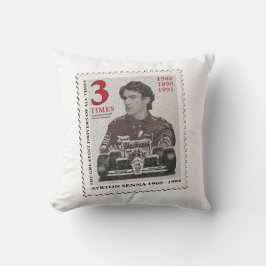 Ayrton Senna Stamp Kissen