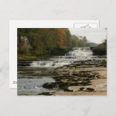 Aysgarth Lower Falls - Yorkshire Dales Wird Postkarte (Vorne/Hinten)