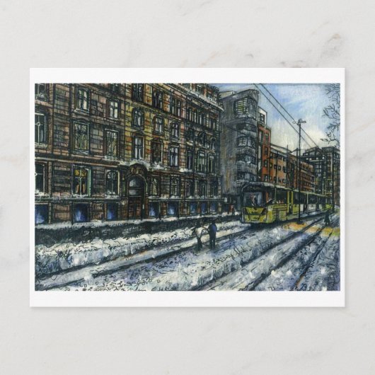 Aytoun Street, Manchester von Anthony McCarthy 201 Postkarte (Vorderseite)