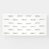 Ayucell 4x8 Step und Repeat Banner - weiß (Horizontal)