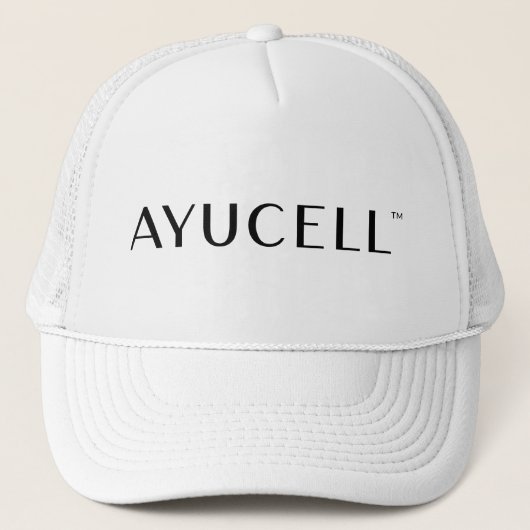 Ayucell Logo Baseball Cap Truckerkappe (Vorderseite)