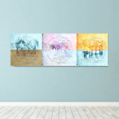 Ayurveda Doshas - überzogene Canvas Leinwanddruck (Insitu (Holzboden))