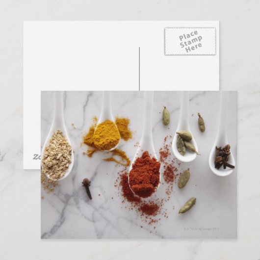 Ayurveda-Erwärmung Postkarte (Vorne/Hinten)