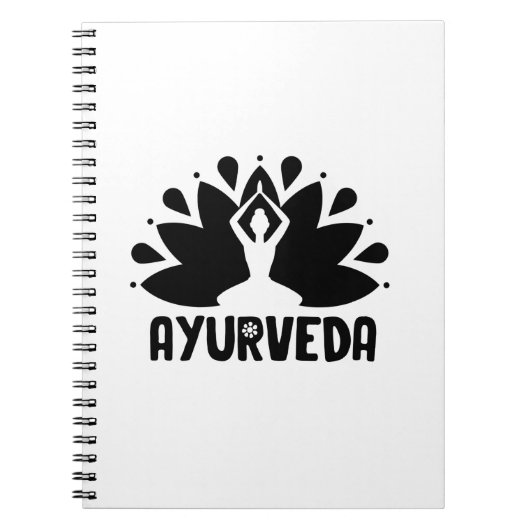 Ayurveda Geschenkideen | Spiritualität Massage Yog Notizblock (Vorderseite)