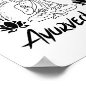 Ayurveda | Spiritualität Heilung Ayurweda-Geschenk Poster (Ecke)