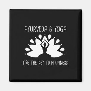Ayurveda und Yoga sind der Schlüssel zum Glück Magnet