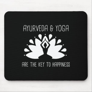 Ayurveda und Yoga sind der Schlüssel zum Glück Mousepad