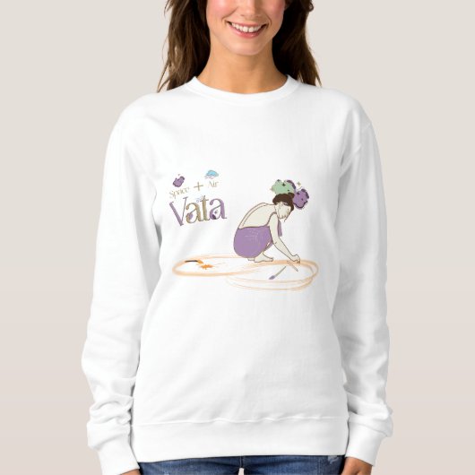 Ayurveda Vata Dosha Sweatshirt (Vorderseite)