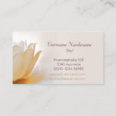 Ayurveda Visitenkarte (Rückseite)