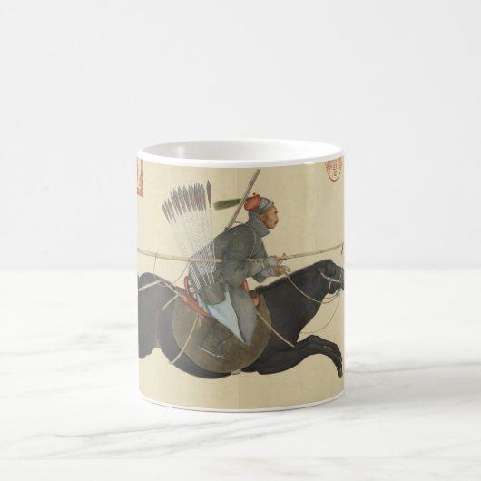Ayusi Sweeping Bandits mit Lance Fine Art Kaffeetasse (Mittel)