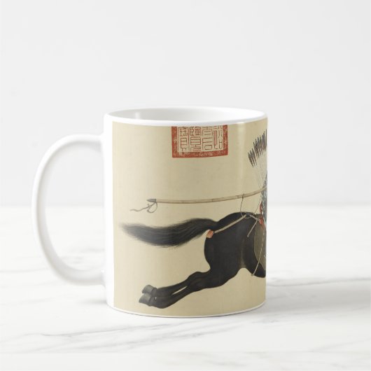 Ayusi Sweeping Bandits mit Lance Fine Art Kaffeetasse (Links)
