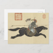 Ayusi Sweeping Bandits mit Lance Fine Art Postkarte (Vorne/Hinten)