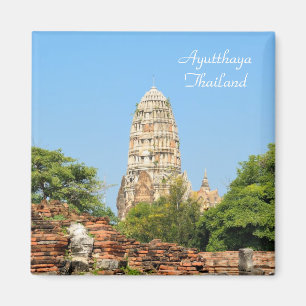 Ayutthaya, alte Hauptstadt von Thailand Magnet