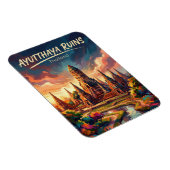 Ayutthaya Historischer Park Thailand Magnet (Rechte Seite)