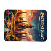 Ayutthaya Historischer Park Thailand Magnet (Horizontal)