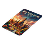 Ayutthaya Historischer Park Thailand Magnet (Linke Seite)