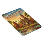 Ayutthaya Historischer Park Thailand Magnet (Rechte Seite)